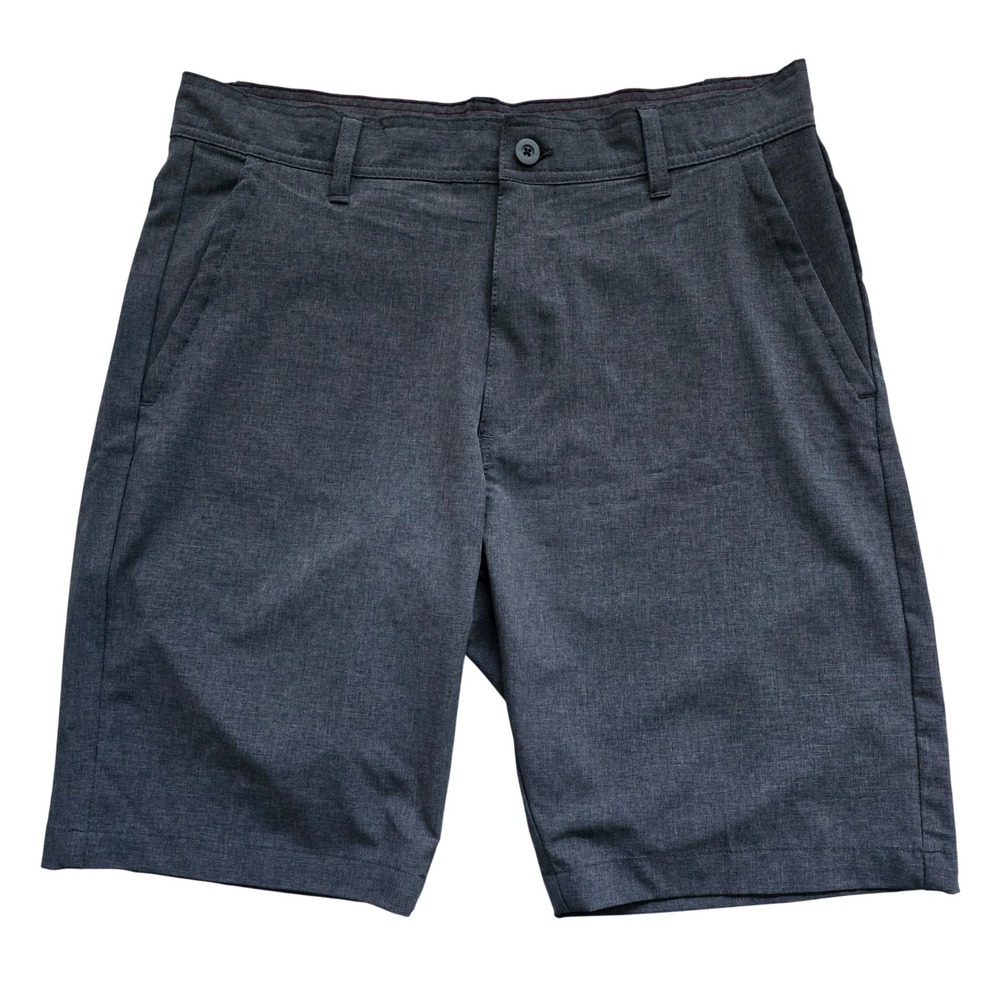 Burnside Men's Hybrid Performance Boardwalk Shorts Grey Heather 32